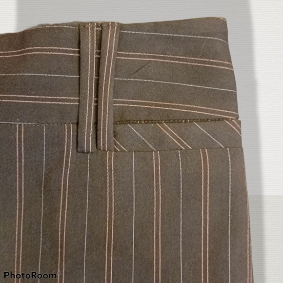 BCX dress slacks, brown/pin stripes, size 5 - Picture 4 of 7